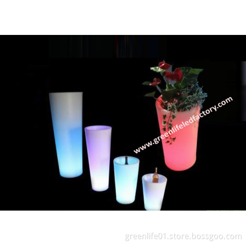 Recharge LED Flower Pot, Flower Vase, Ice Bucket, LED Flower Pot